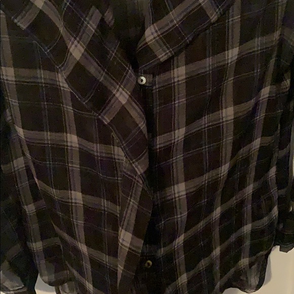 illa illa sheer tartan blouse - Picture 6 of 6